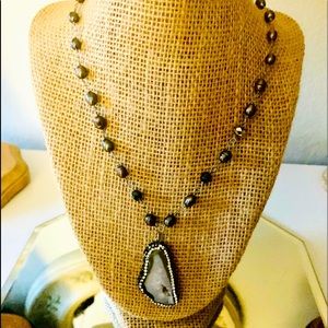 Lalunacopoli brown pearl necklace